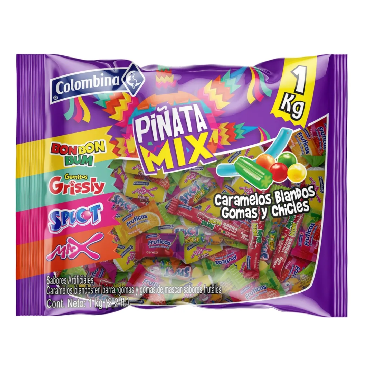 PIÑATA MIX COLOMBINA 12X1KG