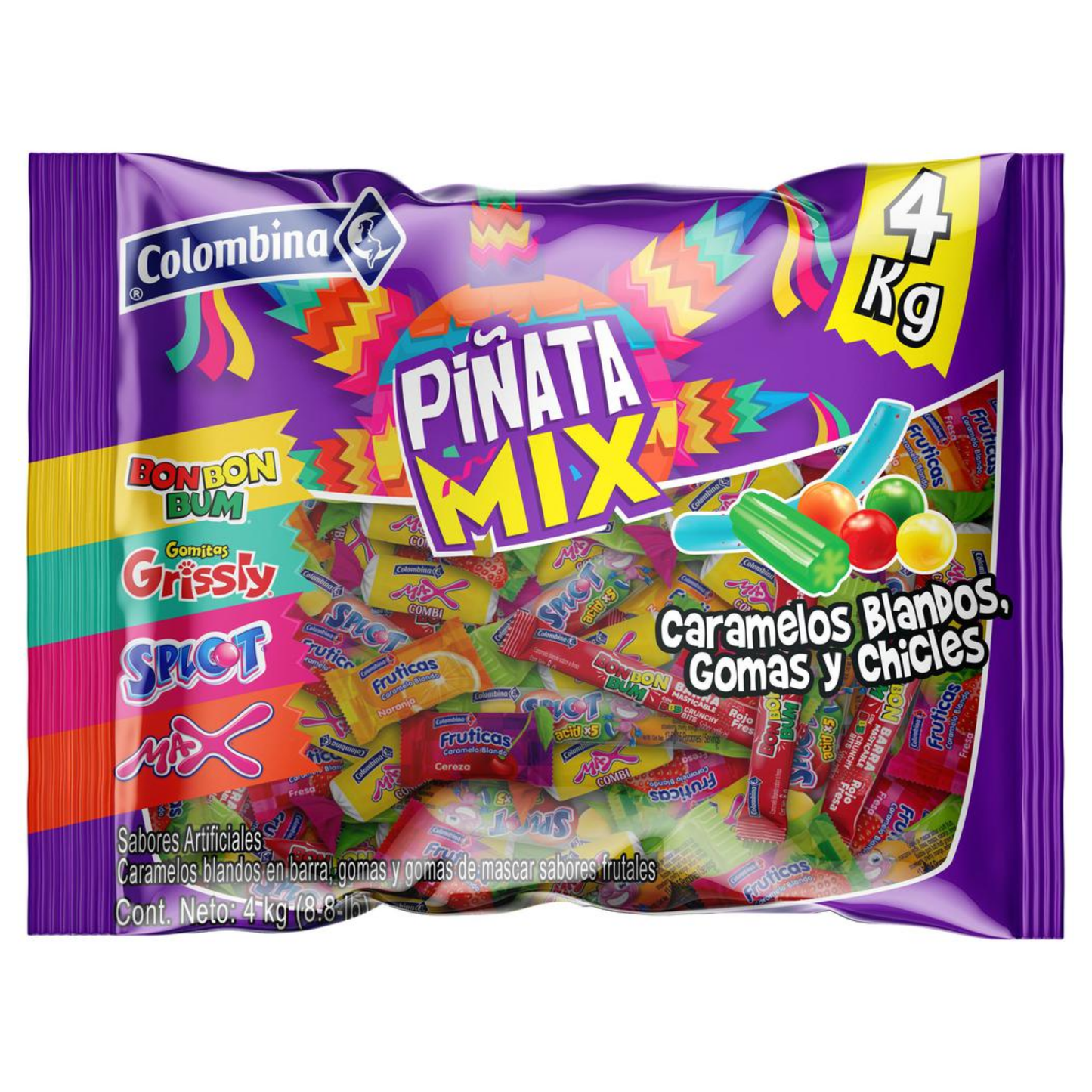 PIÑATA MIX COLOMBINA 3X4KG
