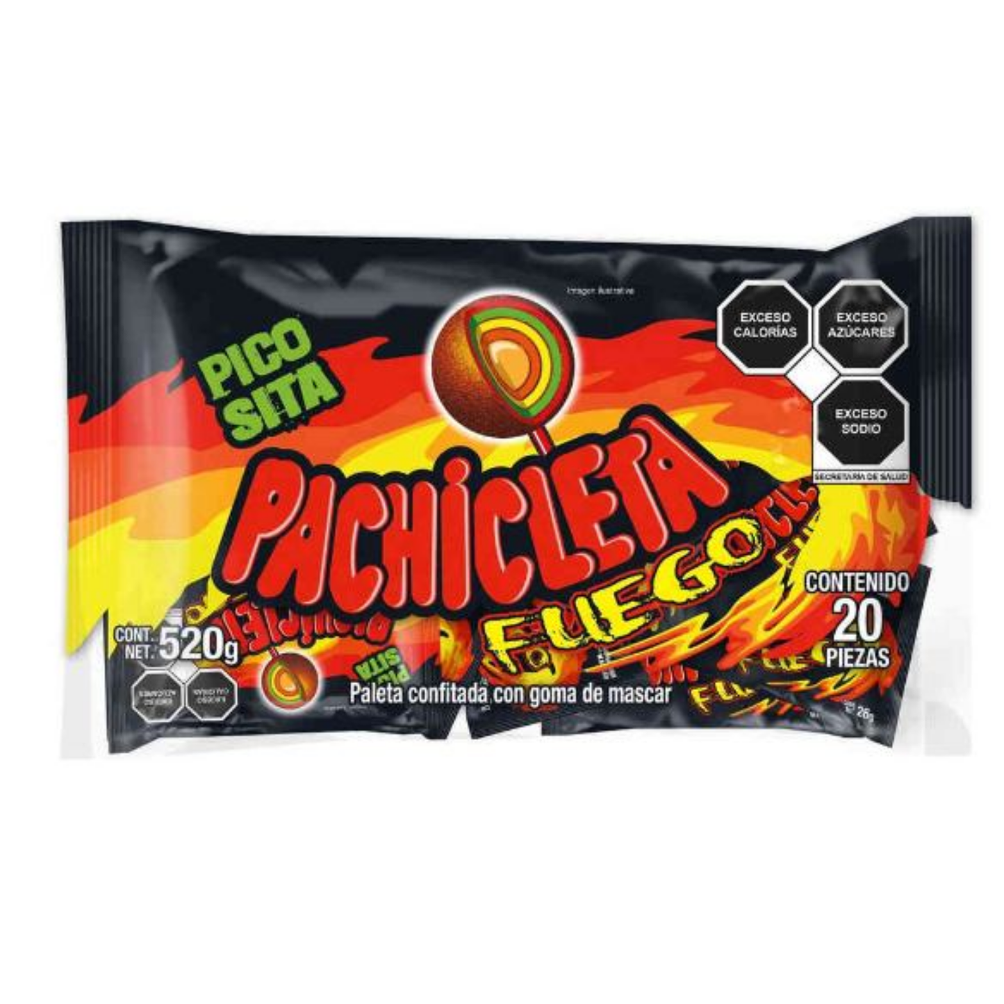 PACHICLETA FUEGO 10X20