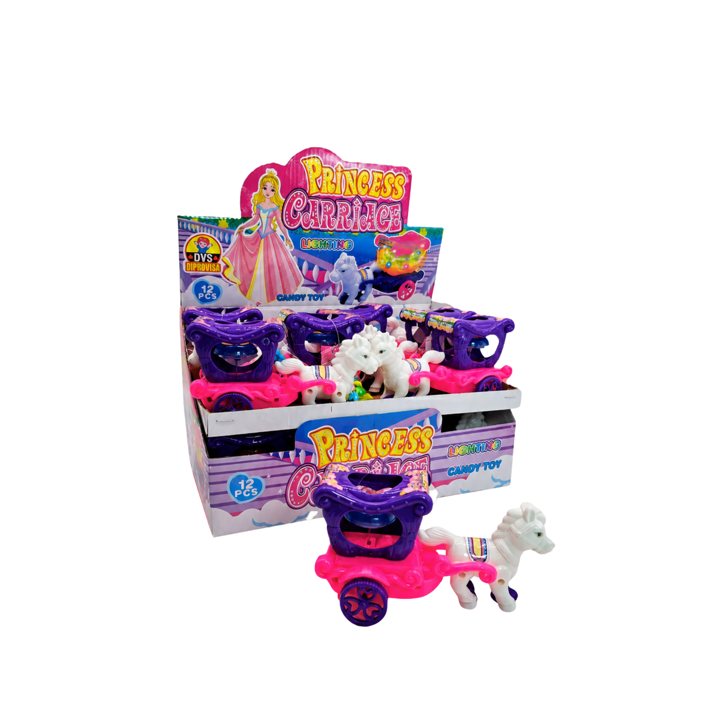 TOY PRINCESA CARRUAJE 1X12X12