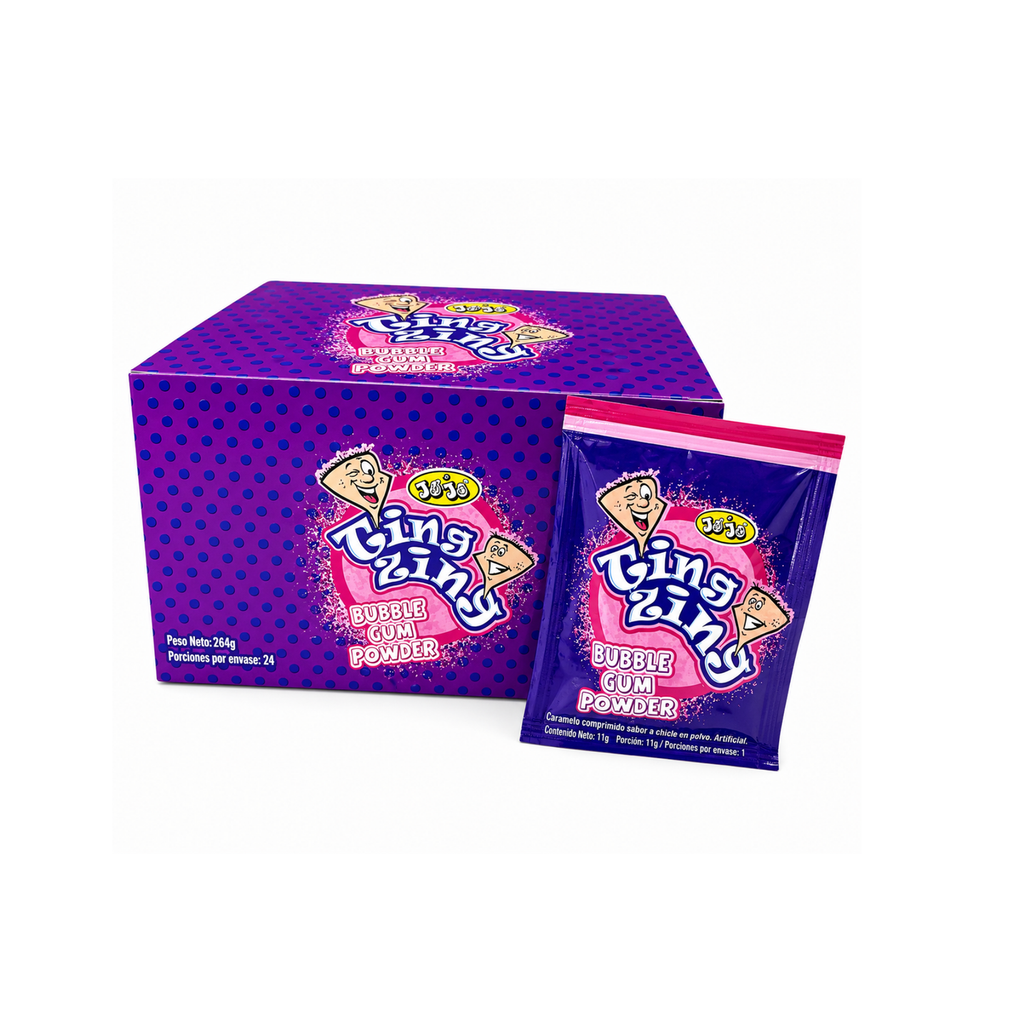 TING ZONG CHICLE EN POLVO CALOC 12X24