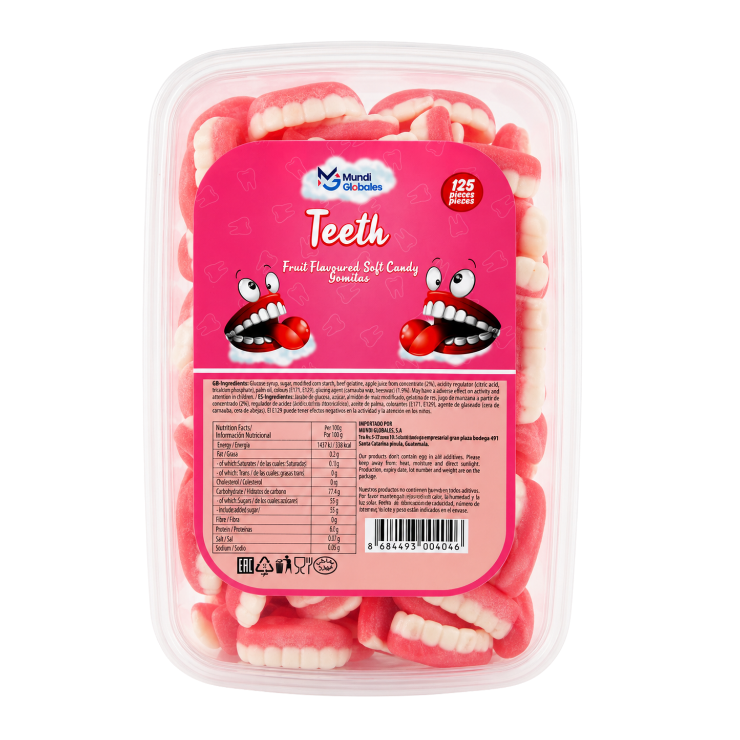 GOMA BANDEJA DIENTE JELUX 125