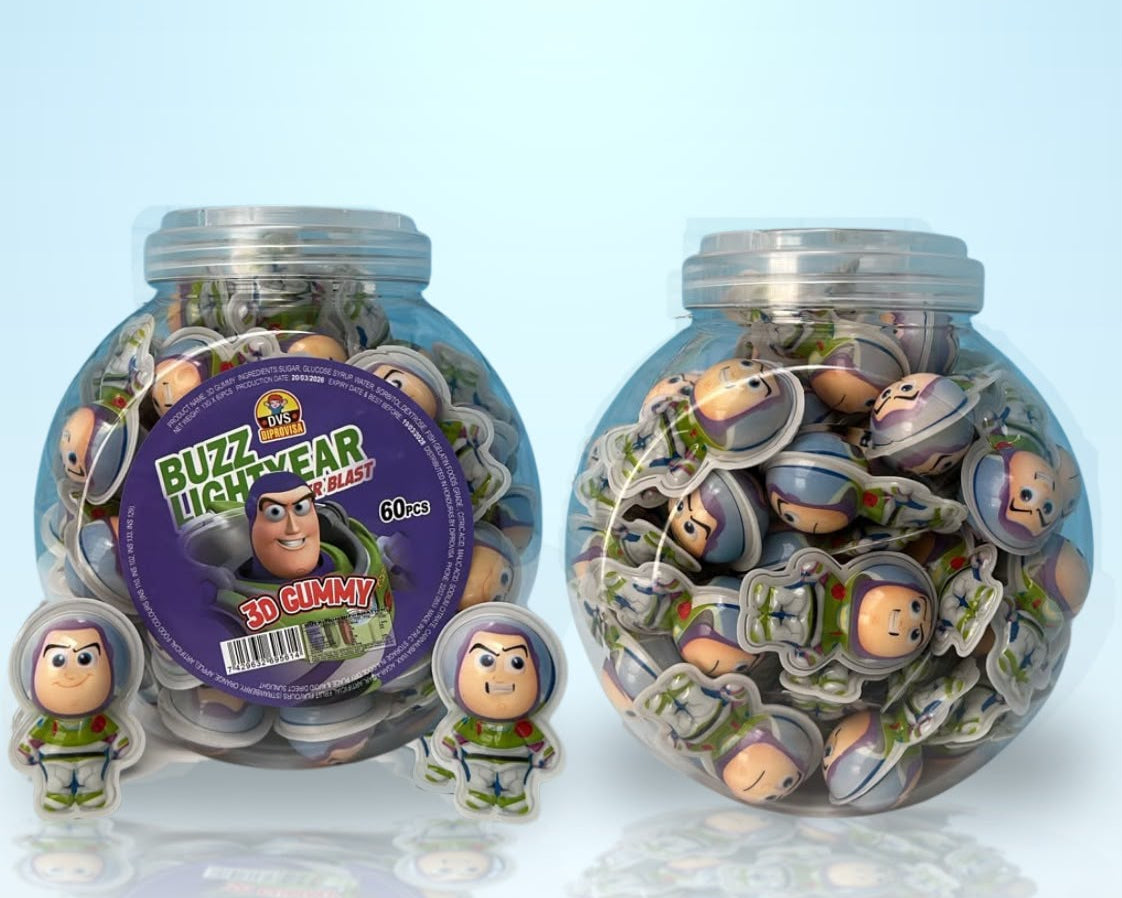 BUZZ LIGHTYEAR 3D GUMMY DVS 1X12X60