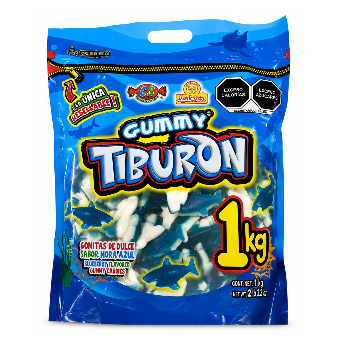 GUMMY TIBURON LAS DELICIAS 10X1KG