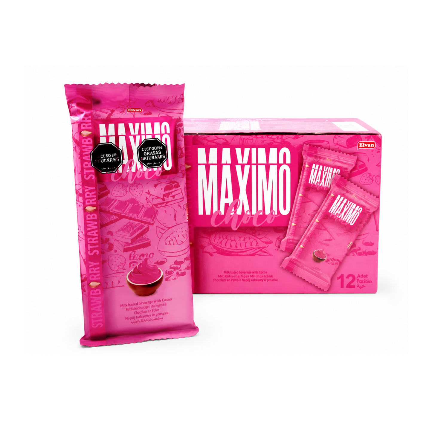 CHOCOLATE MAXIMO FRESA 1X6X12