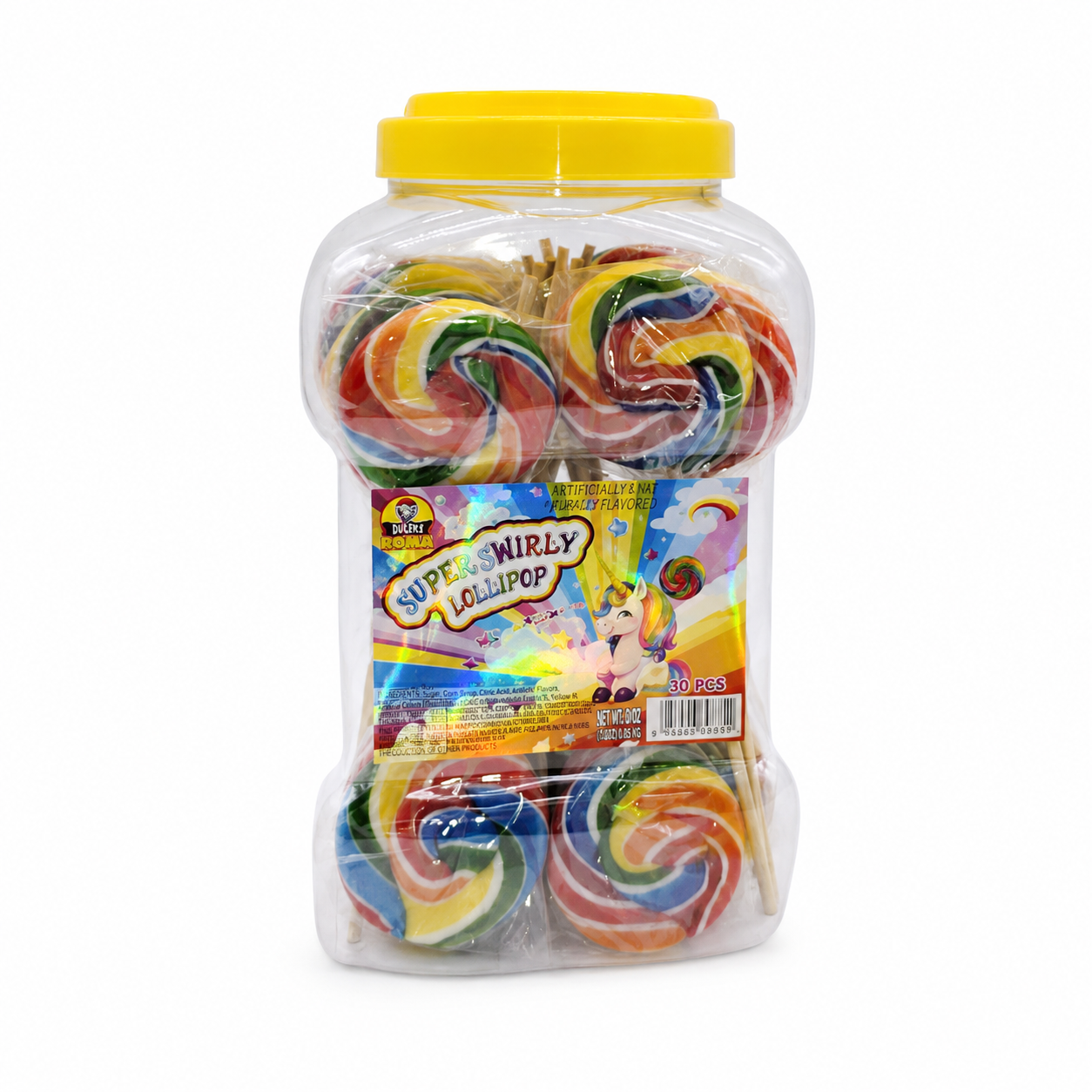 SUPER SWIRLY LOLLIPOP DVS 1X8X30