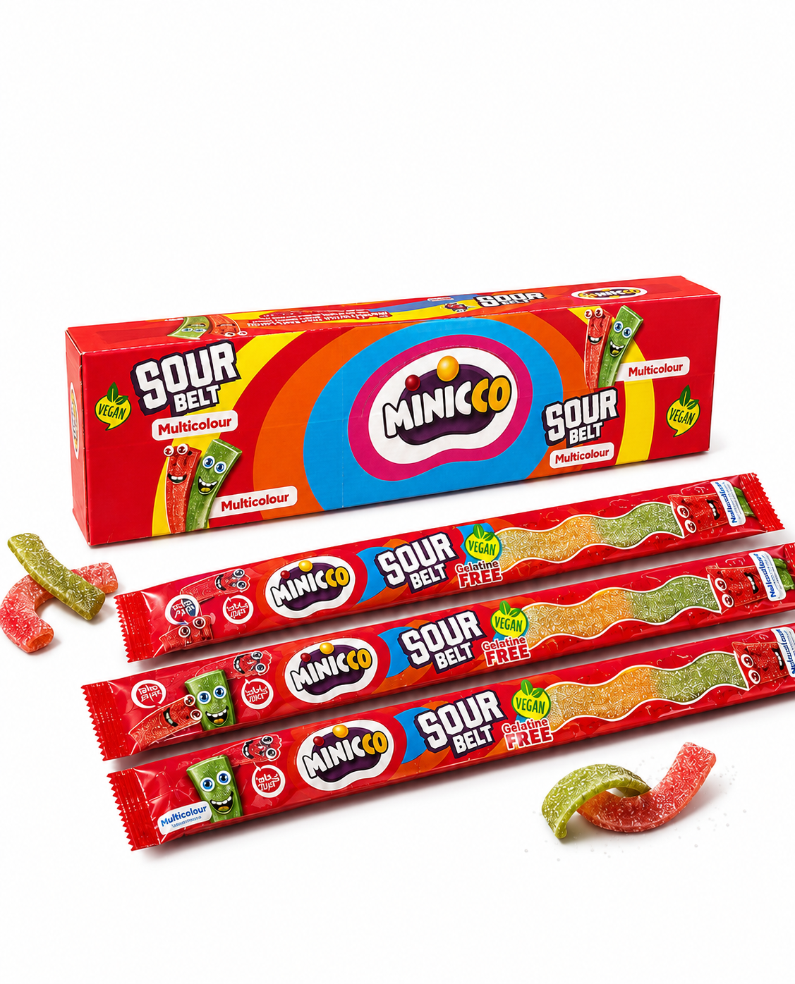 MINICCO SOUR BELT CAJA ROJA 6X75