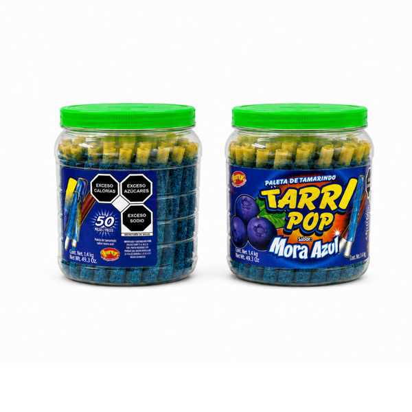 TARRI POP MORA AZUL 12X50