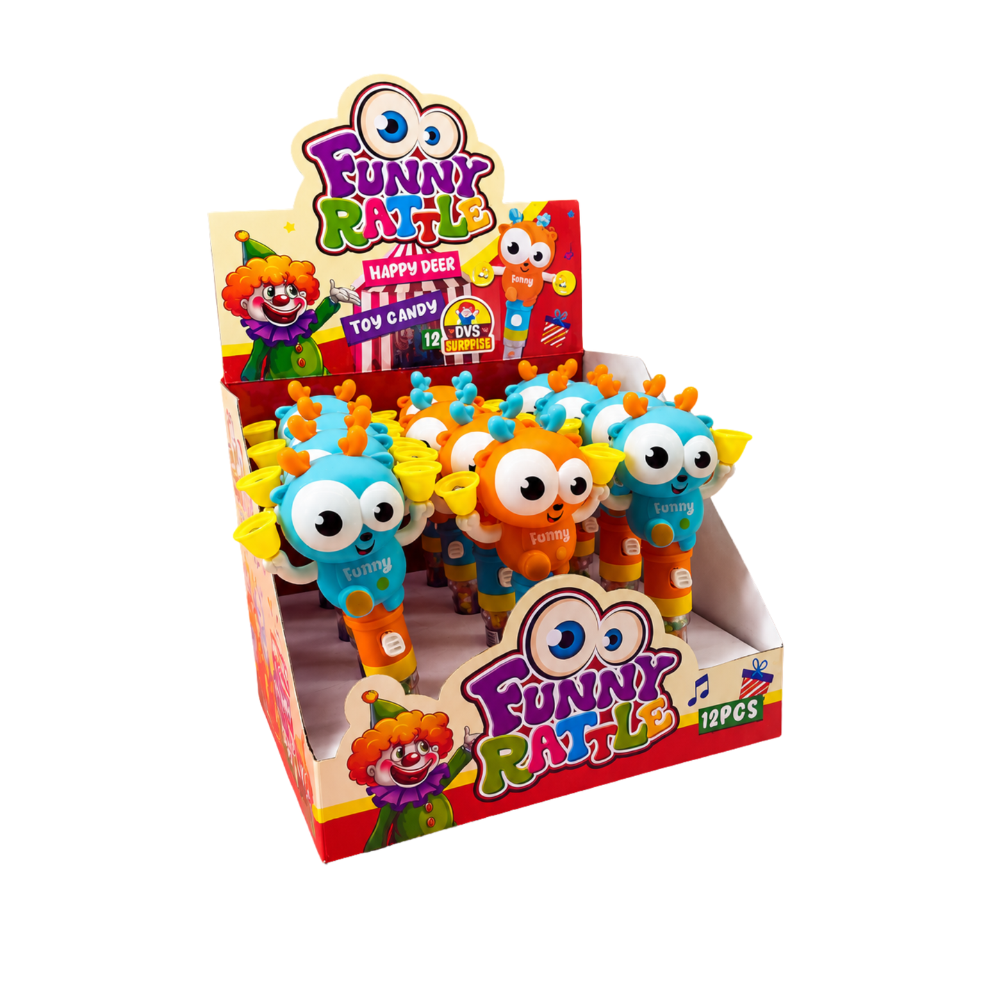 TOY FUNNY RATTLE 1X12X12