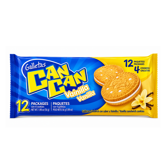 CAN CAN VAINILLA 1X24X12