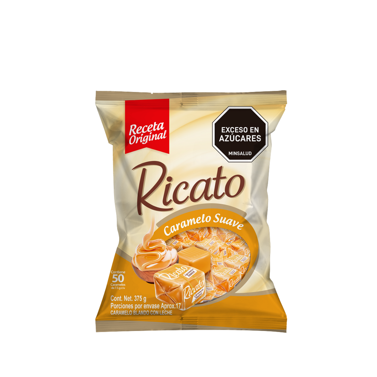RICATO DE CARAMELO 50unidades
