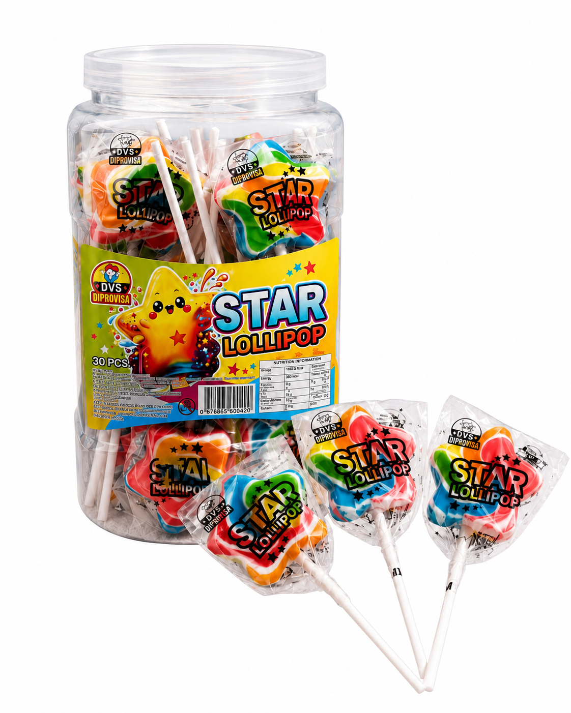 STAR LOLLIPOP DVS 1X20X30