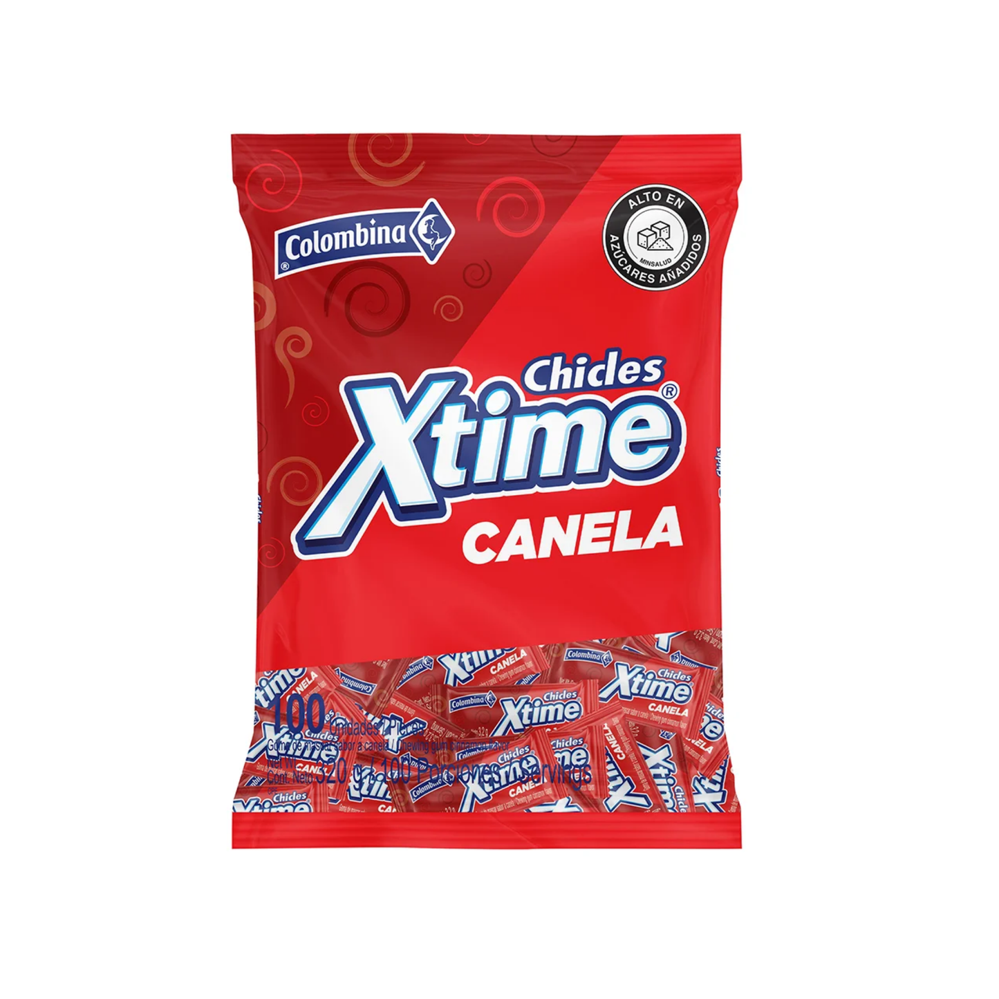 XTIME GUM/CHICLE 12X100