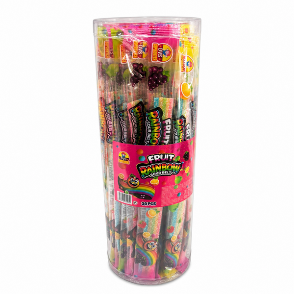 RAINBOW SOUR BELT BOTE DVS 30pcs