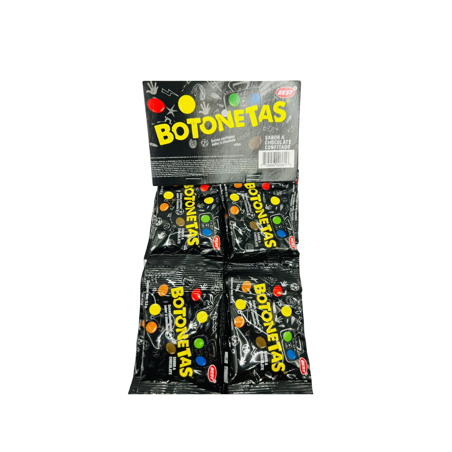 BOTONETAS CHOCOLATE 20X24