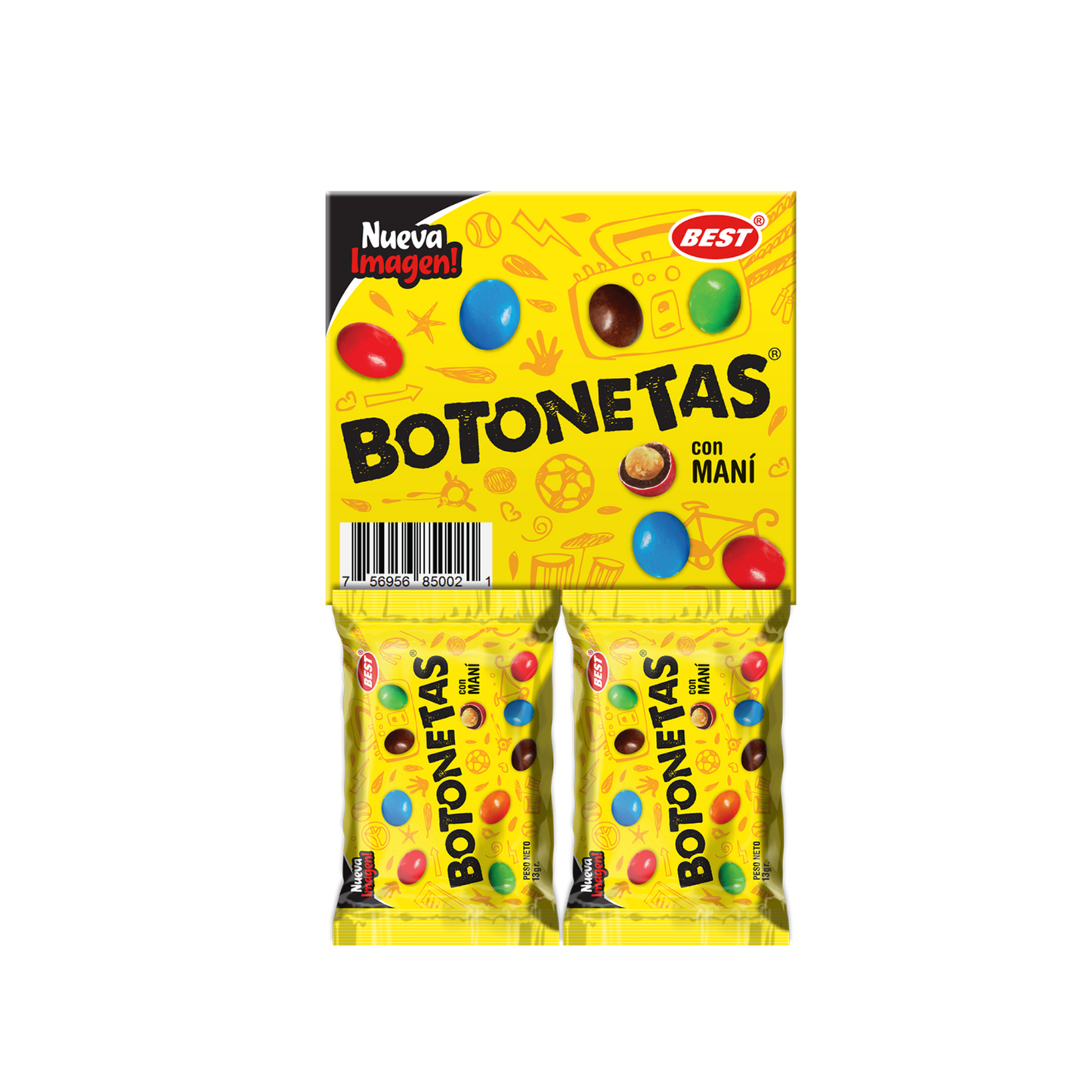 BOTONETAS CON MANI 20X24