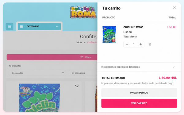 Revisa tu carrito