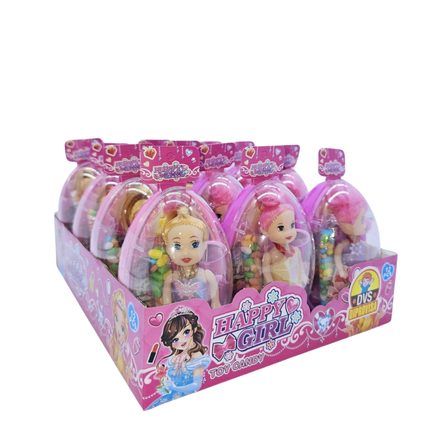 TOY HAPPY GIRL EGG DVS 1X12X12
