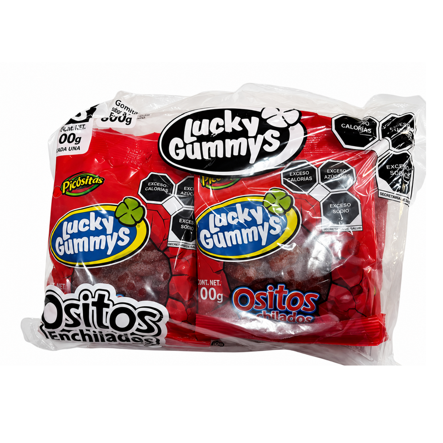 LUCKY GUMMYS OSITO ENCHILADO8X100G