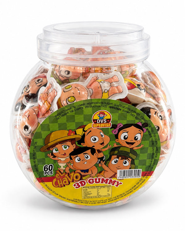 Gummy 3D El Chavo DVS - 60 unidades
